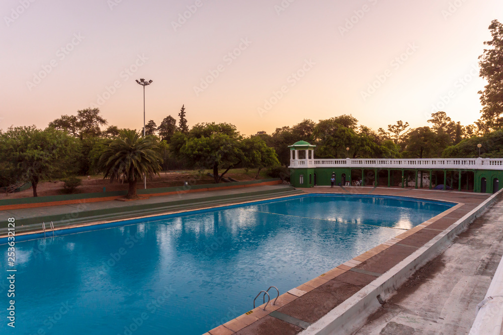 Public swimming pool at Parque Sarmiento, Cordoba, Argentina
