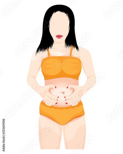 the fat lady vector design