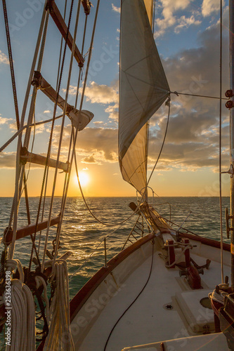 Sailing in the Keys Waiting for Sunset