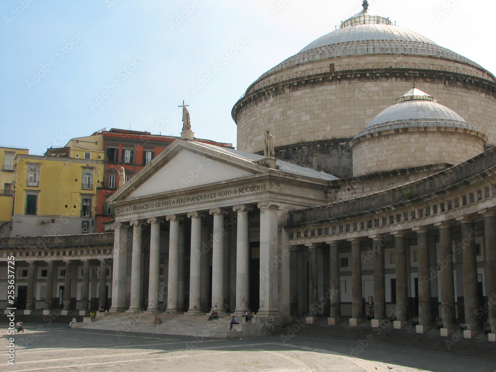 San Francesco di Paola church in Naples, Italy.