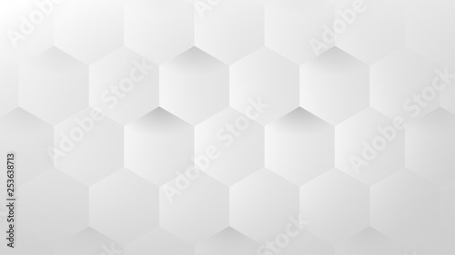 Fototapeta Naklejka Na Ścianę i Meble -  abstract background with hexagons, wallpaper 3d, texture polygons