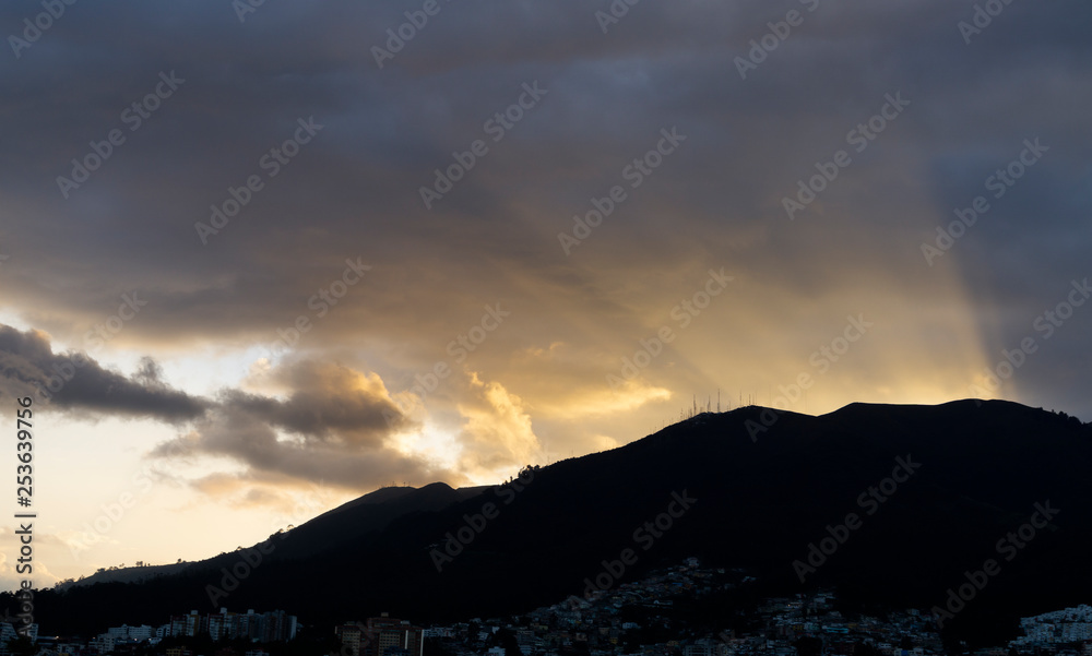 Sunset in Quito
