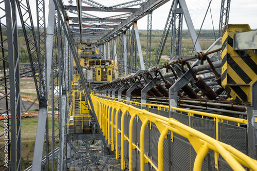 Abraumförderbrücke F60 im Braunkohletagebau photo