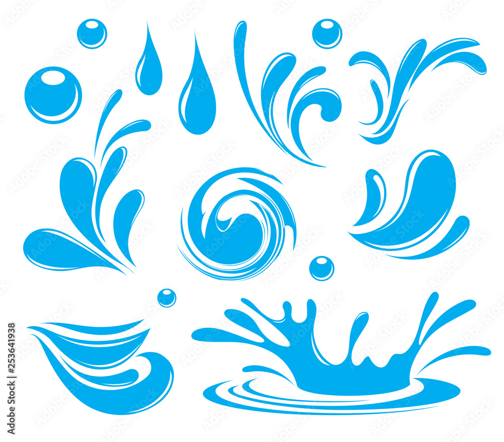 Water Splash Graphic