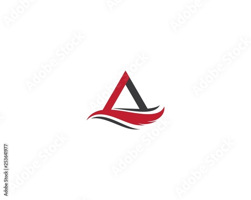 A letter logo vector icon