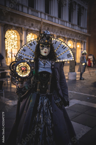 Costumes and masks for the Venice carnival 2019