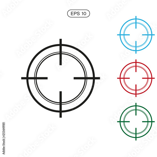 Focus Vector Icon , peephole