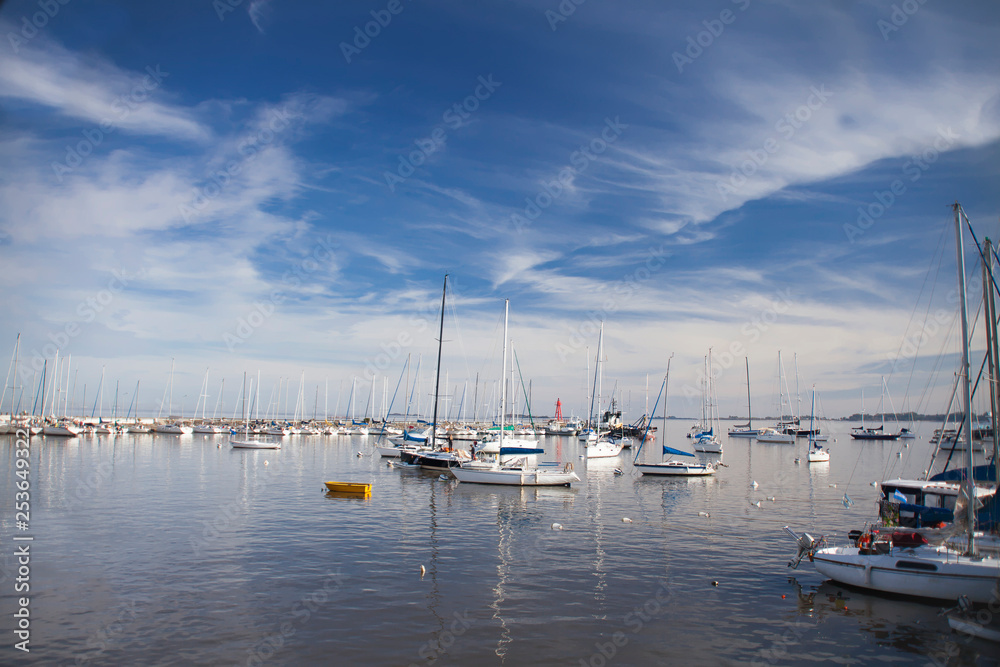 Fototapeta premium boats in harbor