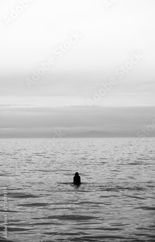 lone surfer