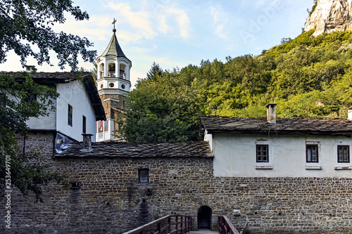 DRYANOVO MONASTERY, BULGARIA - JULY 6, 2018:  Nineteenth century Dryanovo Monastery St. Archangel Michael, Gabrovo region, Bulgaria photo