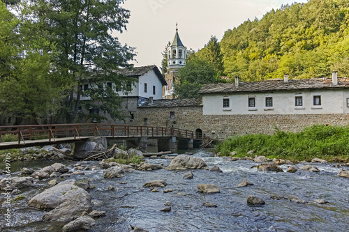 DRYANOVO MONASTERY, BULGARIA - JULY 6, 2018:  Nineteenth century Dryanovo Monastery St. Archangel Michael, Gabrovo region, Bulgaria photo