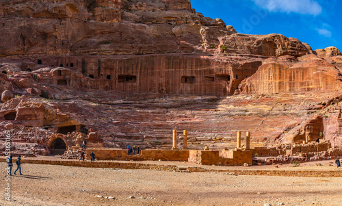 Qasr al Bint in Petra, Jordan photo