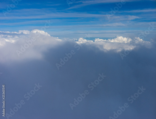 Fototapeta Naklejka Na Ścianę i Meble -  View from the sky, cloud, LOW ANGLE VIEW OF CLOUDS IN SKY
