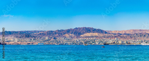 Seaside of Eilat in Israel photo