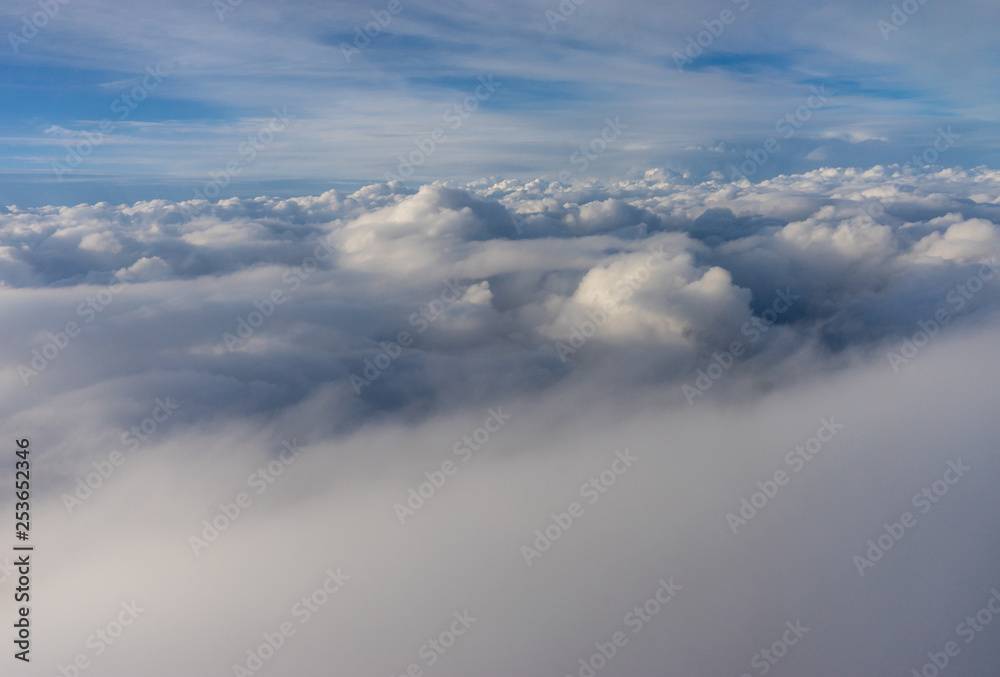 View from the sky, cloud, clouds in the sky View from the sky, cloud, clouds in the sky