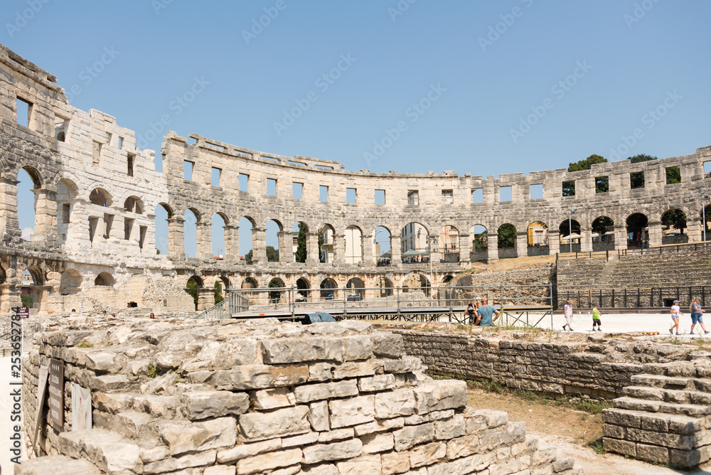 Pula Arena (amphitheatre) in Croatia