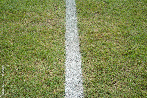 White stripe on Baseball field