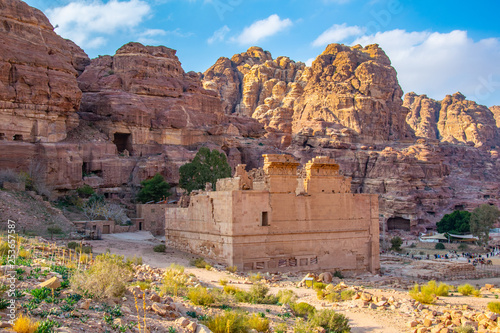 Qasr al Bint in Petra, Jordan photo
