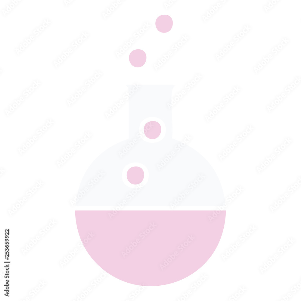 Obraz premium flat color retro cartoon science experiment