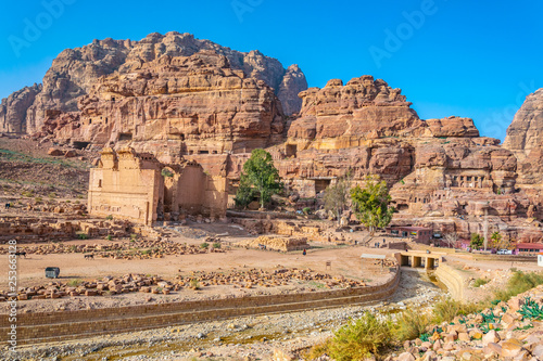 Qasr al Bint in Petra, Jordan photo