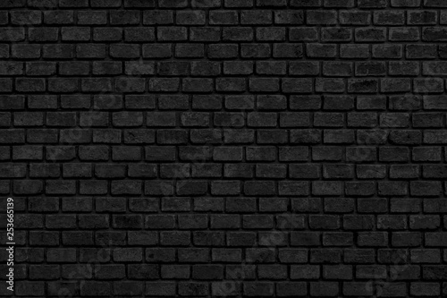 dark grey black brick wall texture background