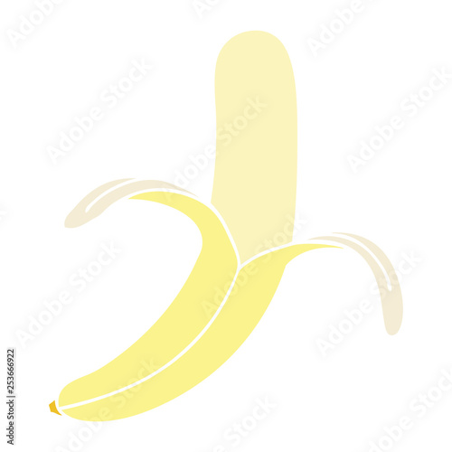 quirky hand drawn cartoon banana