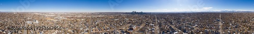 Northwest Denver Colorado Aerial Panorama
