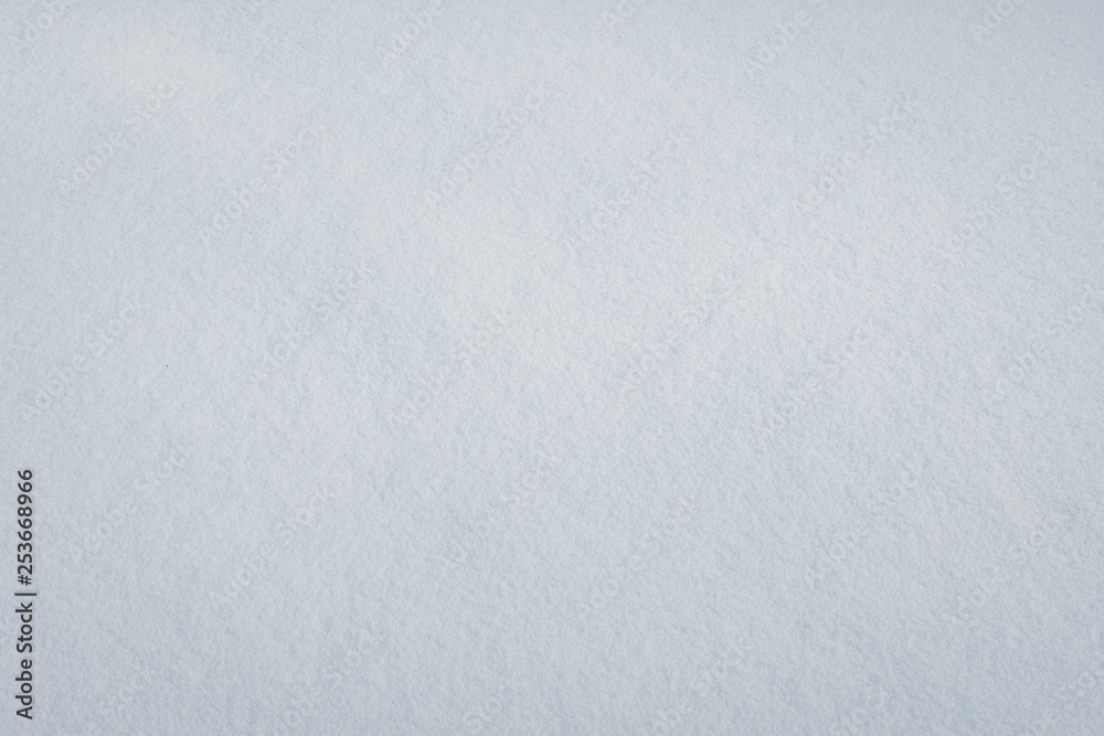 White nature background of fresh powder snow