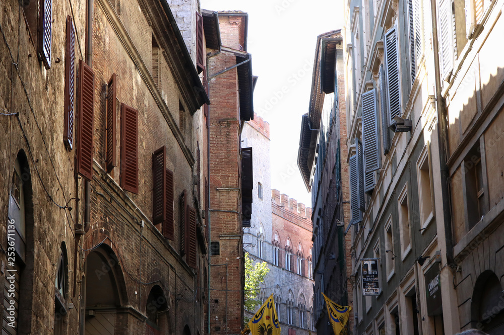 Siena street scene