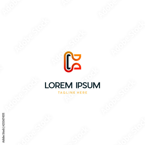 Letter C Media Business Vector Logo