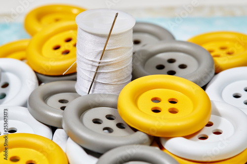 Spool of Thread with Large Buttons