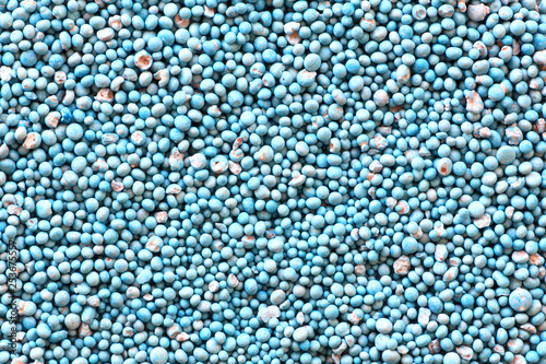 blue fertilizer pattern use for agricultural