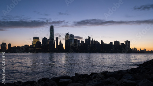 New York City Skyline At Dawn © DeLucia Digital