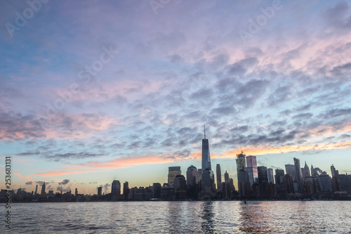 New York City Skyline At Dawn