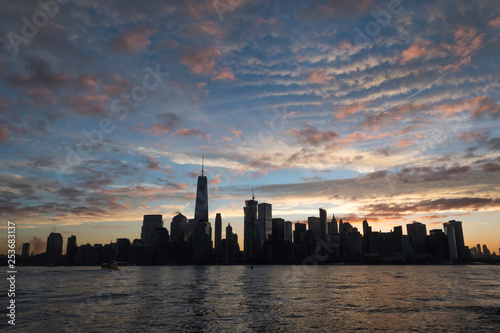 New York City Skyline at Sunset © DeLucia Digital
