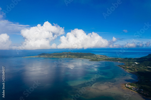 Beautiful Sky and sea in ishigaki island photo