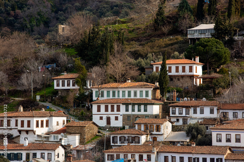Traditional Turkish village Sirince in Izmir, Turkey Traditional Turkish village Sirince in Izmir, Turkey