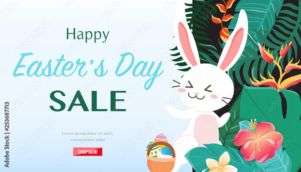 Easter sale vector banner design and template Easter sale vector banner design and template