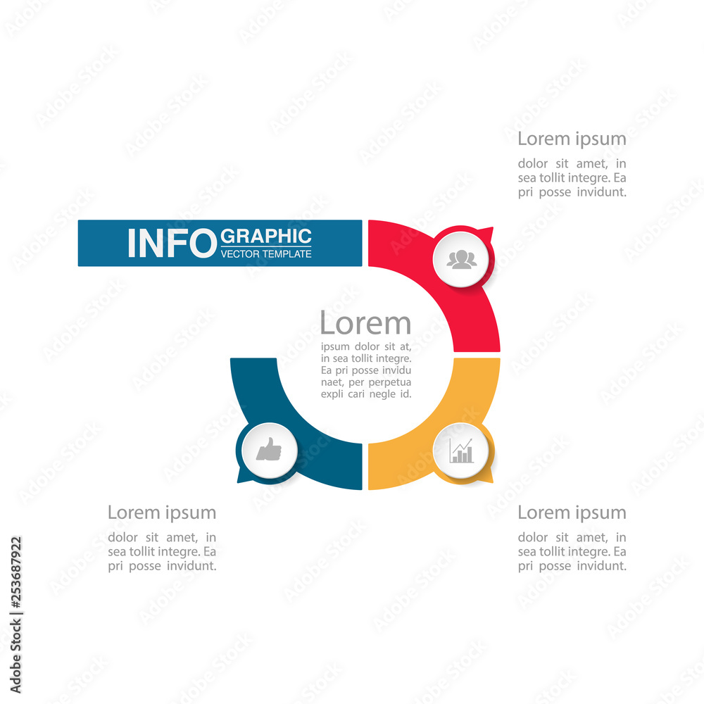 Vector infographic template for diagram, graph, presentation, chart, business concept with 3 options. Vector infographic template for diagram, graph, presentation, chart, business concept with 3 options.