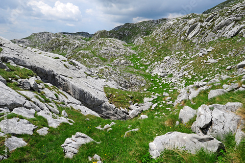 Berglandschaft im Zurim-Gebirge, Montenegro photo