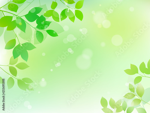 Fresh green image background material