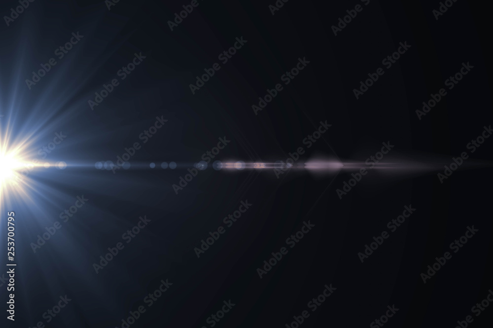 Fototapeta premium Abstract of sun with flare. natural background with lights and sunshine wallpaper.