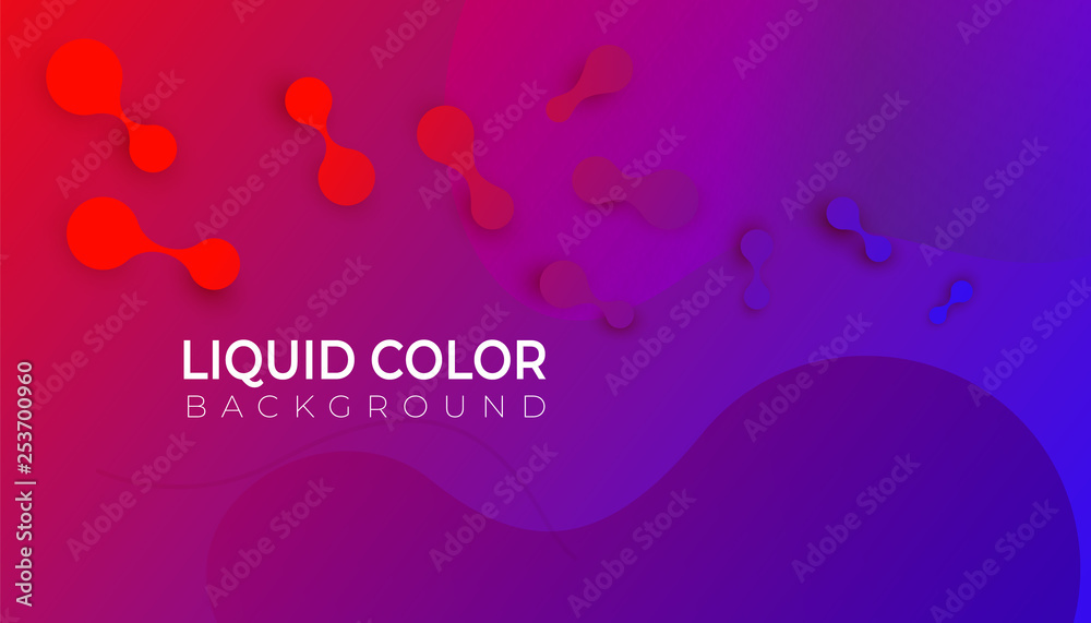  Fluid shapes composition. Eps10 vector.