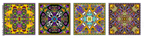 Traditional ornamental floral paisley bandanna