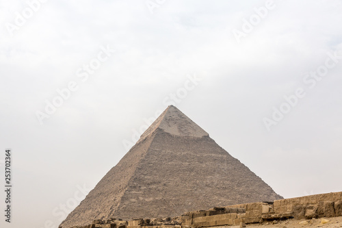 Great pyramids in Giza