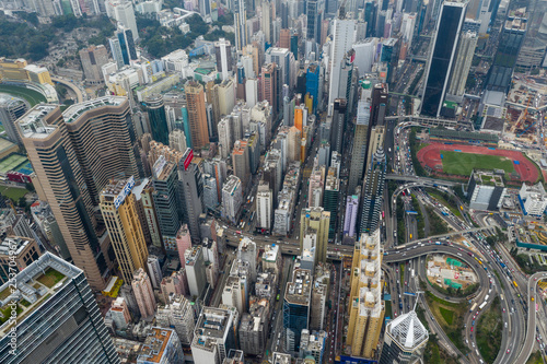 Compact city Hong Kong city