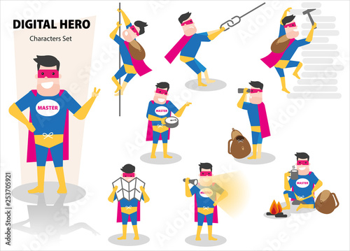 Digital Super Hero using tools