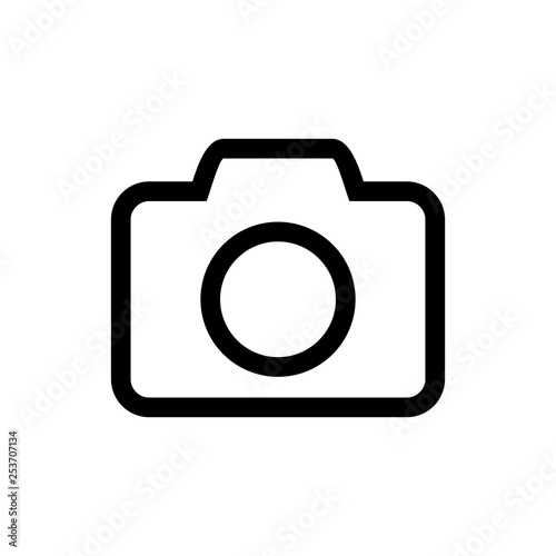 Camera Icon vector. Camera symbol for your web site design