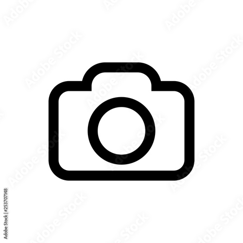 Camera Icon vector. Camera symbol for your web site design