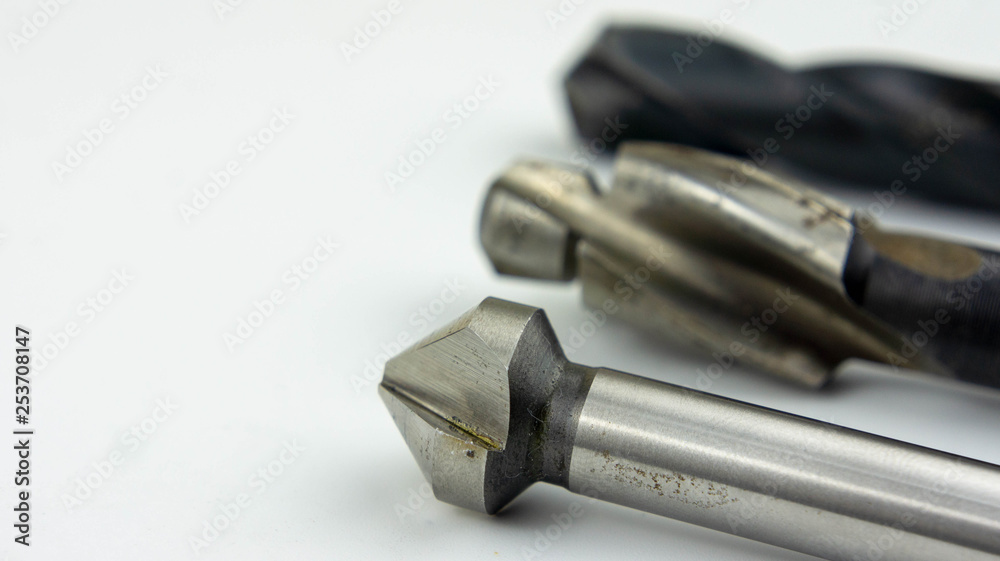 Mechanical cutting tool known as countersink,counterbore and drill bit. Mechanical cutting tool known as countersink,counterbore and drill bit.